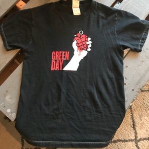 Greene Day Band T size small